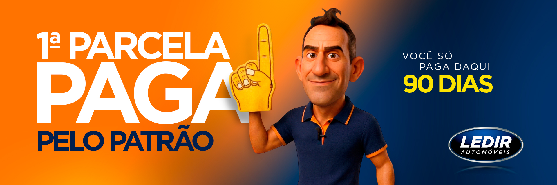 O Patrão mandou: a 1ª parcela tá quitada!